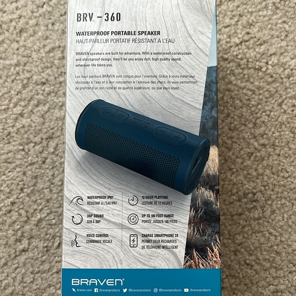 Braven Brv-360 Waterproof Portable Speaker - Picture 3 of 5